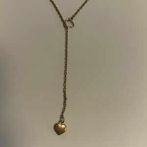 Bronze hearts necklace